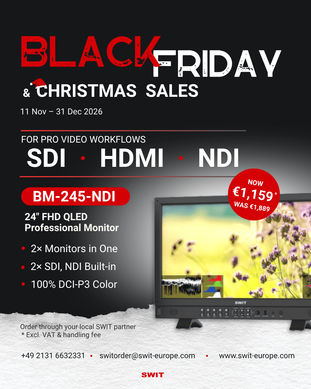 BM-245-NDI — Black Friday and Christmas 2026 promotion