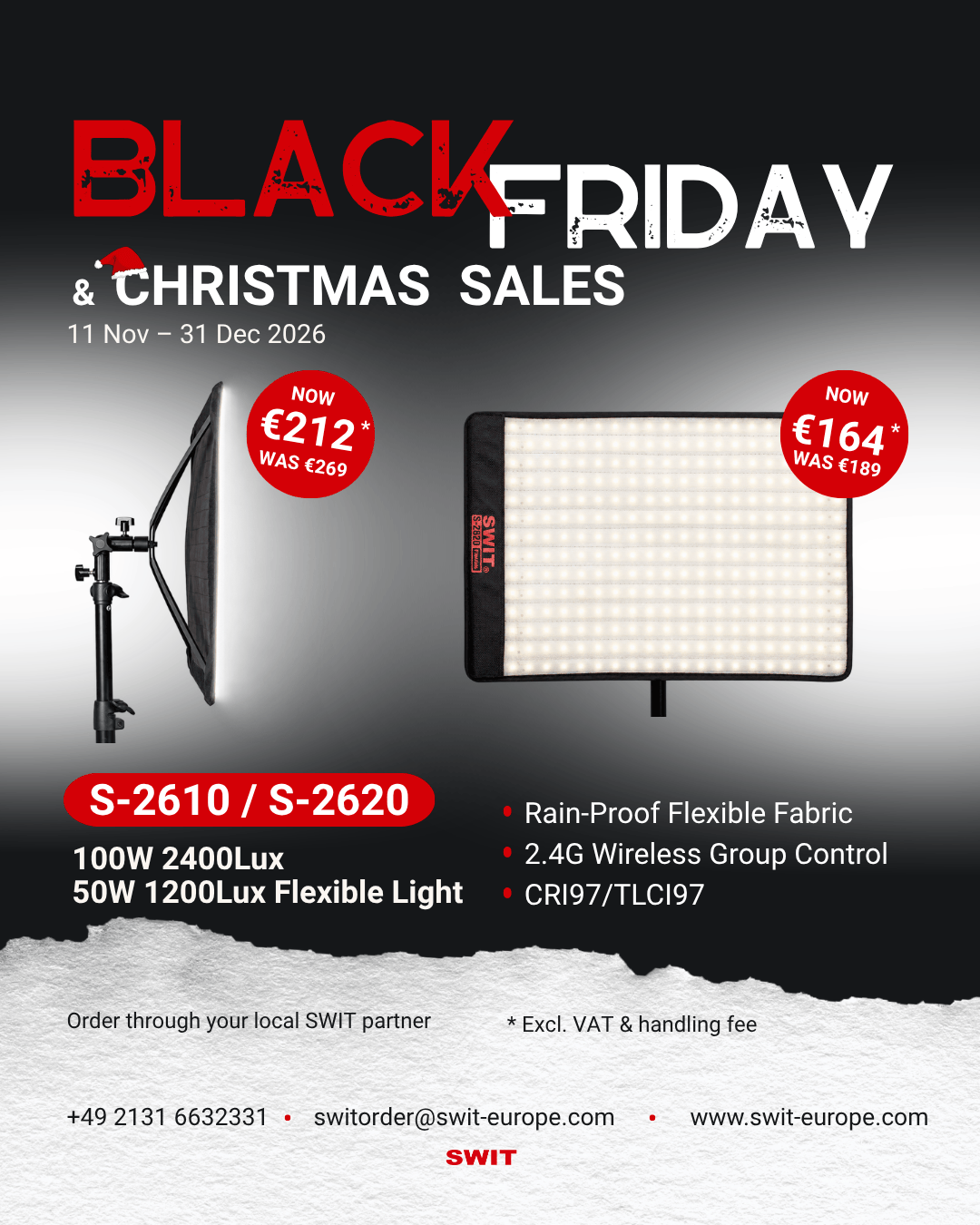 S-2610 - S-2620 — Black Friday and Christmas 2026 promotion