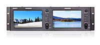M-1073H | 2x7" Rackmount LCD Panel