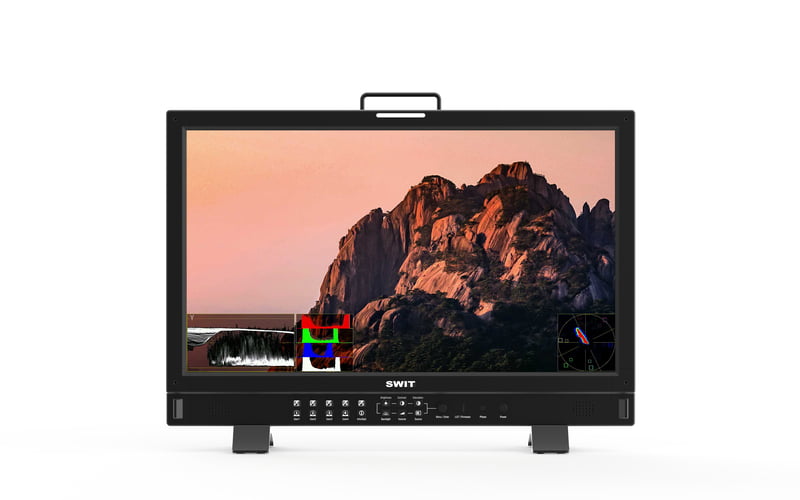 BM-H245 | 23.8" 12G-SDI 4K QLED HDR 100%DCI-P3 Zero-Delay professional FHD Monitor with Auto-Calibration