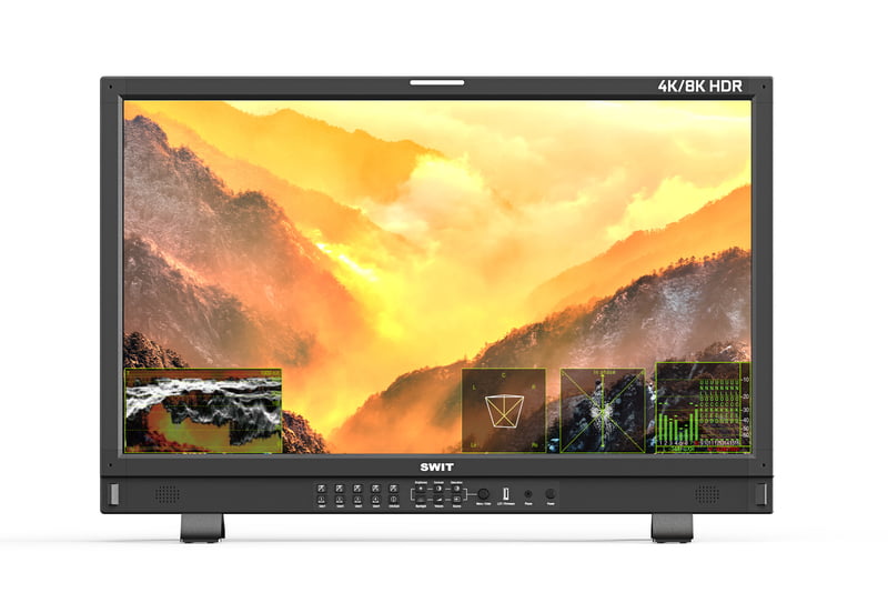 BM-U325HDR | 31.5" QLED 8K High-Bright 4x12GSDI HDR Zero-Delay DCI-4K Monitor with AI-Calibration