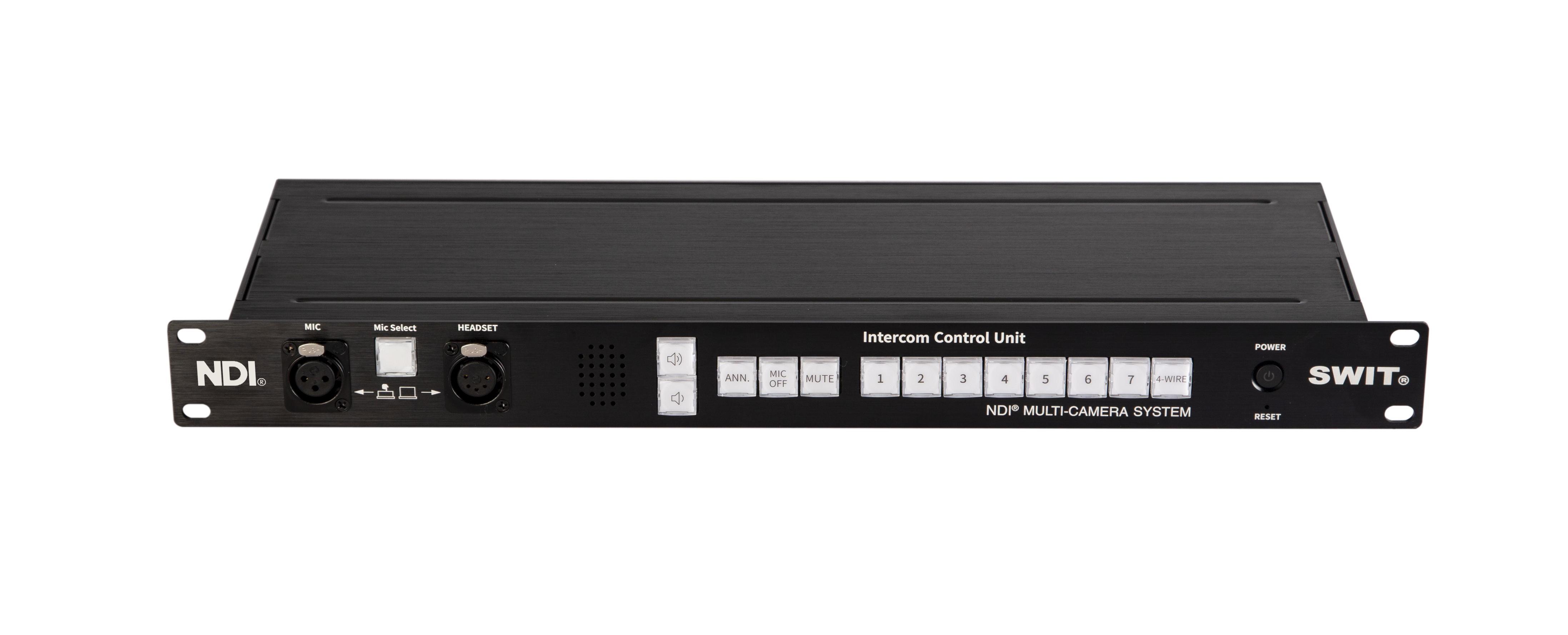 ET-N80 | NDI Intercom Console with 8-ch camera operational ET-N80 | NDI Intercom Console with 8-ch camera operational