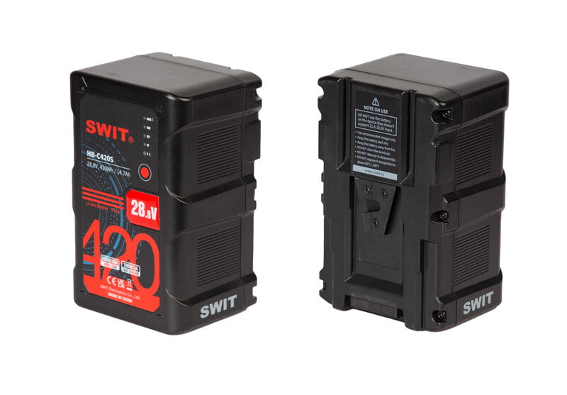 HB-C420S | 420Wh 500W Super-High-load 28V Battery, V-Mount, also ideal for long term use or high power draw lights