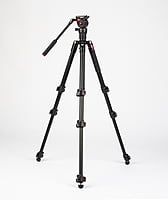 MUF50 | Aluminum Camera Tripod KIT, with SWIT TH50 Fluid Video Head, 5kg Payload, Soft Bag.