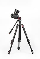 MUF50 | Aluminum Camera Tripod KIT, with SWIT TH50 Fluid Video Head, 5kg Payload, Soft Bag.