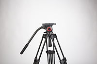 TOWER100 | Aluminum Camera Tripod KIT, with SWIT TH100A Fluid Video Head, Mid-level Spreader, 10kg Payload, Soft Bag