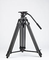 TOWER100 | Aluminum Camera Tripod KIT, with SWIT TH100A Fluid Video Head, Mid-level Spreader, 10kg Payload, Soft Bag