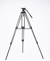 TOWER100 | Aluminum Camera Tripod KIT, with SWIT TH100A Fluid Video Head, Mid-level Spreader, 10kg Payload, Soft Bag