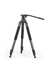 MUF100C | Carbon-fiber Camera Tripod KIT, with SWIT TH100 Fluid Video Head, 10kg Payload, Soft Bag