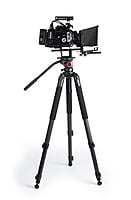 MUF100C | Carbon-fiber Camera Tripod KIT, with SWIT TH100 Fluid Video Head, 10kg Payload, Soft Bag