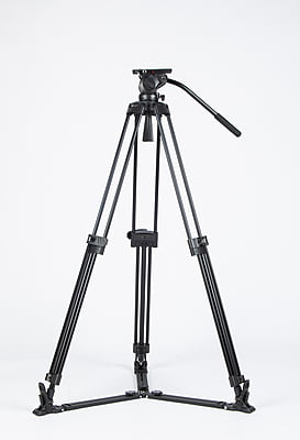 TOWER150 | Aluminum Camera Tripod KIT, with SWIT TH150 Fluid Video Head, Ground Spreader, 15kg Payload, Soft Bag