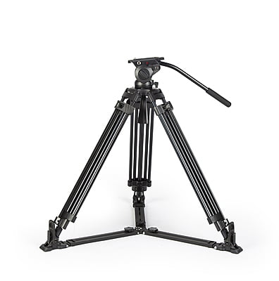 TOWER150 | Aluminum Camera Tripod KIT, with SWIT TH150 Fluid Video Head, Ground Spreader, 15kg Payload, Soft Bag