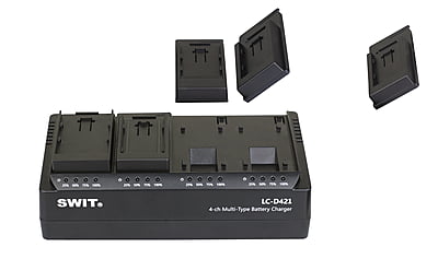 LC-D421I KIT | 4-CH DV charger with 4x JVC SSL style plates