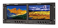 M-1093H | 2x9" Rackmount IPS LCD Panel