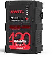 PB-C420S | 420Wh High-load Heavy-duty Battery, V-Mount, also ideal for long term use or high power draw lights