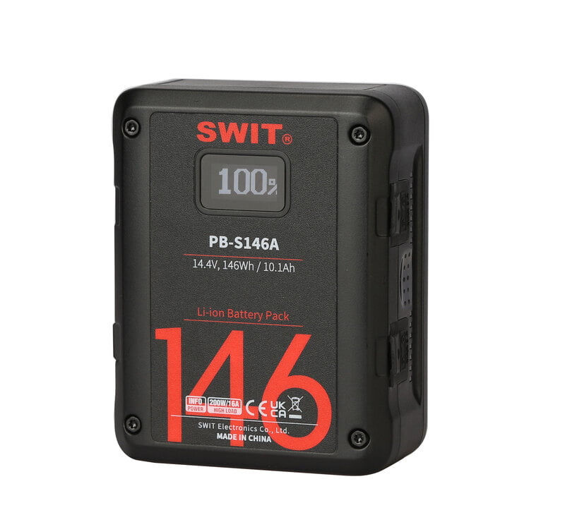 PB-S146A | 146Wh Multi-Sockets Square Cine Battery, Gold-Mount, also ideal for long term use or high power draw lights