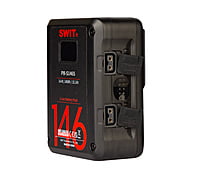 PB-S146S | 146Wh Multi-Sockets Square Cine Battery, V-Mount, also ideal for long term use or high power draw lights