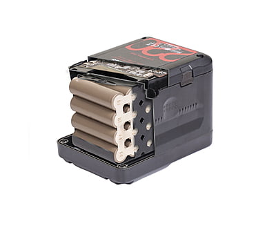 PB-S220A | 220Wh Multi-Sockets Square Cine Battery, Gold-Mount, also ideal for long term use or high power draw lights