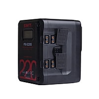 PB-S220S | 220Wh Multi-Sockets Square Cine Battery, V-Mount, also ideal for long term use or high power draw lights PB-S220S | 220Wh Multi-Sockets Square Cine Battery, V-Mount, also ideal for long term use or high power draw lights