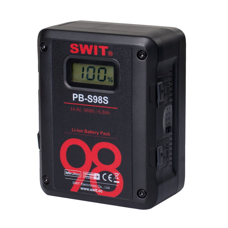 PB-S98S | 98Wh Multi-Sockets Square Cine Battery, V-Mount PB-S98S | 98Wh Multi-Sockets Square Cine Battery, V-Mount