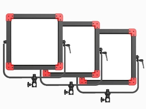 PL-E60P 3KIT | Set of 3 x Waterproof 3rd Generation Natural-Born-Soft TLCI-99 60W LED Panel Light, ultra slim, SWIT patent, V-Mount PL-E60P 3KIT | Set of 3 x Waterproof 3rd Generation Natural-Born-Soft TLCI-99 60W LED Panel Light, ultra slim, SWIT patent, V-Mount