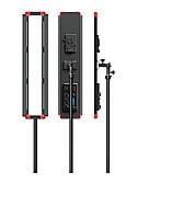 PL-E90L 3KIT | Set of 3 x 1:7.5 Natural-Born-Soft TLCI-99 90W LED Panel Lights with tripods and trolleycase, ultra slim, SWIT patent, V-Mount, DMX