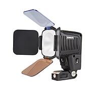 S-2041 | 23W 1200Lux COB LED On-camera Light,5000k,, with 5600K and 3200K filter