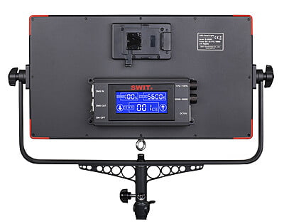 S-2430C | 100W Bi-color LED Panel Light, DMX, V-mount