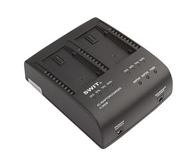 S-3602B | 2x2A DV charger compatible to  Panasonic VBG series
