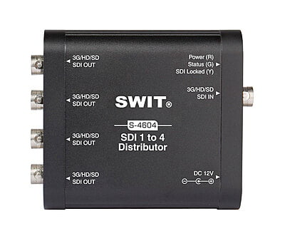 S-4604 | Heavy Duty 3G-SDI 1 to 4 Distributor and Amplifer