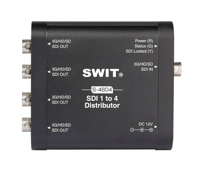 S-4604 | Heavy Duty 3G-SDI 1 to 4 Distributor and Amplifer