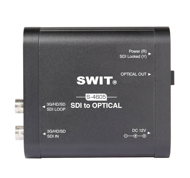S-4605 | Heavy Duty 3G-SDI to Optical fiber converter