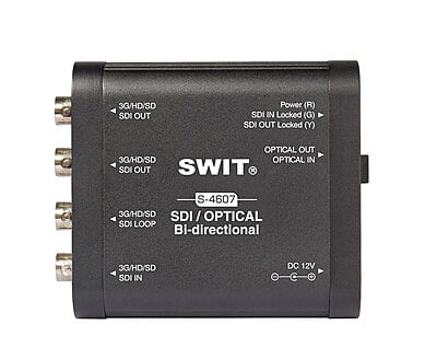 S-4607 | Heavy Duty Bi-directional 3G-SDI / Optical converter