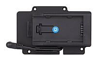 S-7003D | Panasonic VBD/VBR/CGA mount plate, screw-mountable with pole DC socket, also for S-1053 monitor S-7003D | Panasonic VBD/VBR/CGA mount plate, screw-mountable with pole DC socket, also for S-1053 monitor