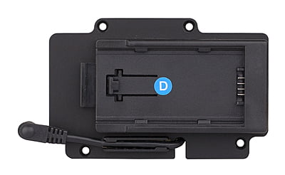 S-7003D | Panasonic VBD/VBR/CGA mount plate, screw-mountable with pole DC socket, also for S-1053 monitor