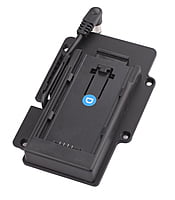 S-7003D | Panasonic VBD/VBR/CGA mount plate, screw-mountable with pole DC socket, also for S-1053 monitor S-7003D | Panasonic VBD/VBR/CGA mount plate, screw-mountable with pole DC socket, also for S-1053 monitor