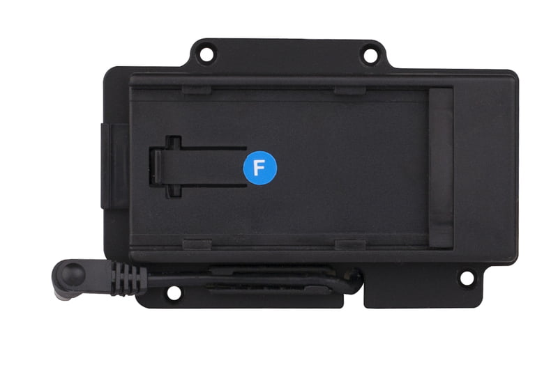 S-7003F | Sony NP-F mount plate, screw-mountable with pole DC socket, also for S-1053 monitor
