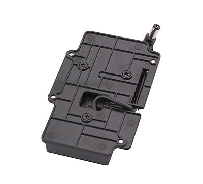 S-7003F | Sony NP-F mount plate, screw-mountable with pole DC socket, also for S-1053 monitor