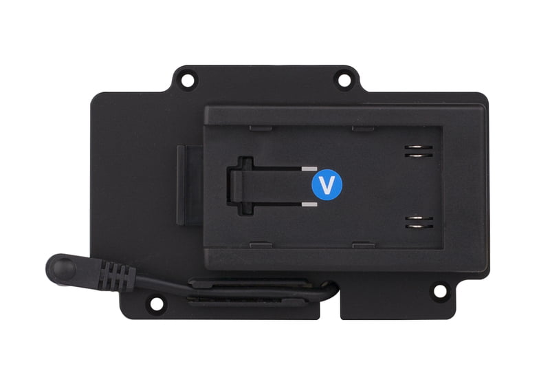 S-7003V | JVC BN-VF mount plate, screw-mountable with pole DC socket, also for S-1053 monitor