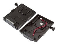 S-7004S  | V-mount plate, screws-mount and 2-pin DC plug connect, also for S-1093/S-1071H+/S-11xx/S-12xx monitors