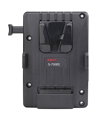 S-7006S  | V-mount plate, screws-mount and 2-pin DC plug connect, also for S-1073F/1073H/CM-S73H