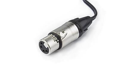 S-7100A | Gold mount Battery Pin to 4-pin XLR cable