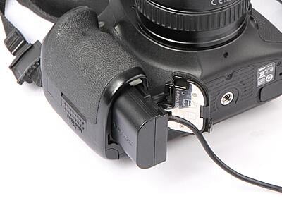S-7500E | Canon LP-E6 dummy battery with pole DC cable