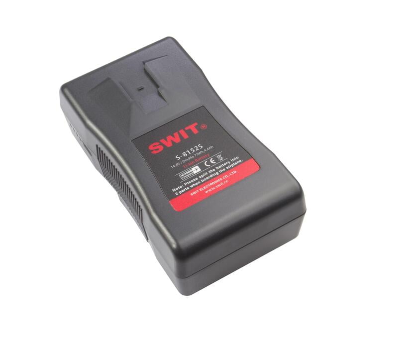 S-8152S | total 146Wh Air friendly IATA-complied SWIT patented Battery, V-Mount S-8152S | total 146Wh Air friendly IATA-complied SWIT patented Battery, V-Mount