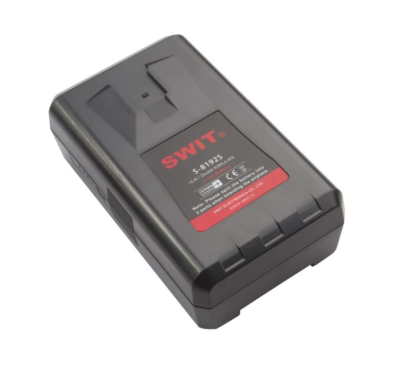S-8192S | total 184Wh Air friendly IATA-complied SWIT patented Battery, V-Mount