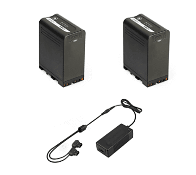 LB-SU75*2+PC-U130B2 KIT | 2*75Wh BP-U DV batteries + 1*PC-U130B2 Dual D-Tap travel charger