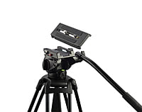 TOWER150 | Aluminum Camera Tripod KIT, with SWIT TH150 Fluid Video Head, Ground Spreader, 15kg Payload, Soft Bag