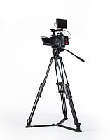 TOWER150 | Aluminum Camera Tripod KIT, with SWIT TH150 Fluid Video Head, Ground Spreader, 15kg Payload, Soft Bag